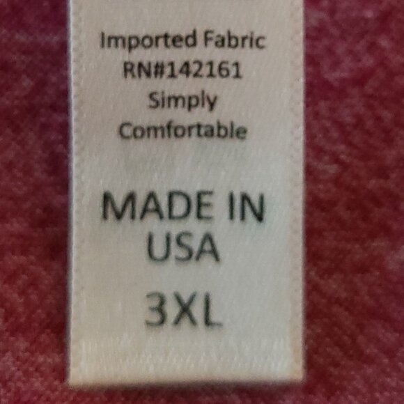 LULAROE HIGH LOW SHORT SLEEVE SIMPLY COMFORT PULLOVER BURGUNDY SHADE SIZE 3XL - Picture 3 of 7